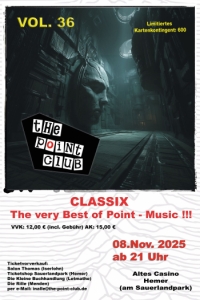 Eintrittskarte the-point-club Vol. 36 am 08.11.2025
